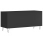 vidaXL Mueble para discos madera contrachapada negro 100x38x48 cm vidaXL Mueble para discos madera contrachapada negro 100x38x48 cm
