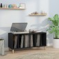 vidaXL Mueble para discos madera contrachapada negro 100x38x48 cm vidaXL Mueble para discos madera contrachapada negro 100x38x48 cm