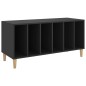 vidaXL Mueble para discos madera contrachapada negro 100x38x48 cm vidaXL Mueble para discos madera contrachapada negro 100x38x48 cm
