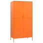 vidaXL Armario de acero naranja 90x50x180 cm vidaXL Armario de acero naranja 90x50x180 cm