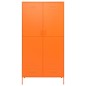 vidaXL Armario de acero naranja 90x50x180 cm vidaXL Armario de acero naranja 90x50x180 cm