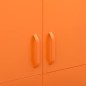 vidaXL Armario de acero naranja 90x50x180 cm vidaXL Armario de acero naranja 90x50x180 cm