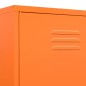 vidaXL Armario de acero naranja 90x50x180 cm vidaXL Armario de acero naranja 90x50x180 cm