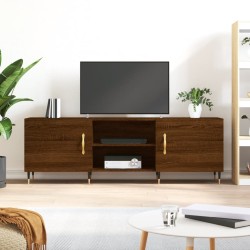 vidaXL Mueble de TV madera de ingeniería roble marrón 150x30x50 cm