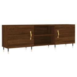 vidaXL Mueble de TV madera de ingeniería roble marrón 150x30x50 cm