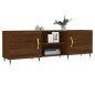 vidaXL Mueble de TV madera de ingeniería roble marrón 150x30x50 cm
