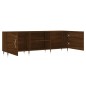 vidaXL Mueble de TV madera de ingeniería roble marrón 150x30x50 cm
