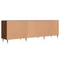 vidaXL Mueble de TV madera de ingeniería roble marrón 150x30x50 cm