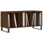 vidaXL Mueble discos madera contrachapada roble marrón 100x38x48 cm vidaXL Mueble discos madera contrachapada roble marrón 100x38x48 cm