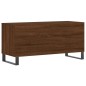 vidaXL Mueble discos madera contrachapada roble marrón 100x38x48 cm vidaXL Mueble discos madera contrachapada roble marrón 100x38x48 cm