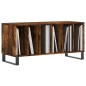 vidaXL Mueble discos madera contrachapada roble ahumado 100x38x48 cm vidaXL Mueble discos madera contrachapada roble ahumado 100x38x48 cm