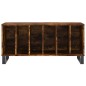 vidaXL Mueble discos madera contrachapada roble ahumado 100x38x48 cm vidaXL Mueble discos madera contrachapada roble ahumado 100x38x48 cm
