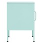 vidaXL Mesita de noche acero verde menta 35x35x51 cm vidaXL Mesita de noche acero verde menta 35x35x51 cm