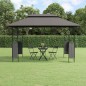 vidaXL Cenador con tejado acero gris antracita 400x300x270 cm vidaXL Cenador con tejado acero gris antracita 400x300x270 cm