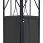 vidaXL Cenador con tejado acero gris antracita 400x300x270 cm vidaXL Cenador con tejado acero gris antracita 400x300x270 cm