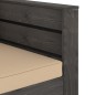 vidaXL Muebles de jardín 2 pzas con cojines gris madera impregnada vidaXL Muebles de jardín 2 pzas con cojines gris madera impregnada
