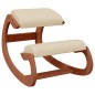 vidaXL Taburete rodillas madera contrachapada abedul crema 55x84x55 cm vidaXL Taburete rodillas madera contrachapada abedul crema 55x84x55 cm