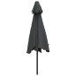 vidaXL Sombrilla de jardín con palo de metal 300 cm antracita vidaXL Sombrilla de jardín con palo de metal 300 cm antracita