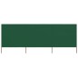 vidaXL Paravientod de playa de 3 paneles tela verde 400x160 cm vidaXL Paravientod de playa de 3 paneles tela verde 400x160 cm
