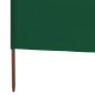 vidaXL Paravientod de playa de 3 paneles tela verde 400x160 cm vidaXL Paravientod de playa de 3 paneles tela verde 400x160 cm
