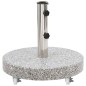 vidaXL Base de sombrilla redonda de granito gris 30 kg vidaXL Base de sombrilla redonda de granito gris 30 kg