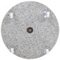 vidaXL Base de sombrilla redonda de granito gris 30 kg vidaXL Base de sombrilla redonda de granito gris 30 kg