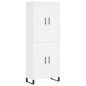 vidaXL Aparador alto madera contrachapada blanco 69,5x34x180 cm vidaXL Aparador alto madera contrachapada blanco 69,5x34x180 cm