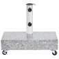 vidaXL Base de sombrilla granito gris claro 45x25x8,3 cm vidaXL Base de sombrilla granito gris claro 45x25x8,3 cm