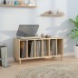 vidaXL Mueble discos madera contrachapada roble Sonoma 100x38x48 cm vidaXL Mueble discos madera contrachapada roble Sonoma 100x38x48 cm