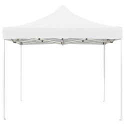 vidaXL Carpa plegable profesional de aluminio blanco 2x2 m