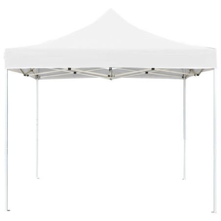 vidaXL Carpa plegable profesional de aluminio blanco 2x2 m