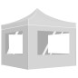 vidaXL Carpa plegable profesional con paredes aluminio blanco 2x2 m vidaXL Carpa plegable profesional con paredes aluminio blanco 2x2 m