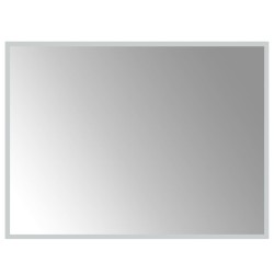 vidaXL Espejo de baño con LED 80x60 cm
