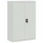 vidaXL Armario archivador de acero gris claro 90x40x180 cm