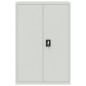 vidaXL Armario archivador de acero gris claro 90x40x180 cm