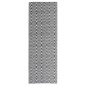 vidaXL Alfombra de exterior PP negra 80x250 cm vidaXL Alfombra de exterior PP negra 80x250 cm