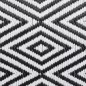 vidaXL Alfombra de exterior PP negra 80x250 cm vidaXL Alfombra de exterior PP negra 80x250 cm
