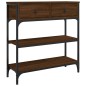vidaXL Mesa consola madera de ingeniería marrón roble 72,5x25x75 cm vidaXL Mesa consola madera de ingeniería marrón roble 72,5x25x75 cm