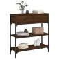 vidaXL Mesa consola madera de ingeniería marrón roble 72,5x25x75 cm vidaXL Mesa consola madera de ingeniería marrón roble 72,5x25x75 cm