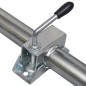 vidaXL Rueda de remolque 48 mm con 2 tubos de soporte y 3 abrazaderas vidaXL Rueda de remolque 48 mm con 2 tubos de soporte y 3 abrazaderas