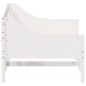 vidaXL Sofá cama madera maciza de pino blanco 90x190 cm vidaXL Sofá cama madera maciza de pino blanco 90x190 cm