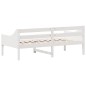 vidaXL Sofá cama madera maciza de pino blanco 90x190 cm vidaXL Sofá cama madera maciza de pino blanco 90x190 cm