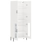 vidaXL Aparador alto madera contrachapada blanco brillo 69,5x34x180 cm vidaXL Aparador alto madera contrachapada blanco brillo 69,5x34x180 cm