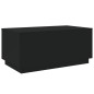 vidaXL Mesa de centro con luces LED negro 90x50x40 cm vidaXL Mesa de centro con luces LED negro 90x50x40 cm
