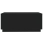 vidaXL Mesa de centro con luces LED negro 90x50x40 cm vidaXL Mesa de centro con luces LED negro 90x50x40 cm