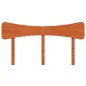 vidaXL Cabecero de cama madera maciza de pino marrón cera 150 cm vidaXL Cabecero de cama madera maciza de pino marrón cera 150 cm