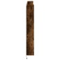 vidaXL Cabecero de cama con luz LED roble ahumado 140x16,5x103,5 cm vidaXL Cabecero de cama con luz LED roble ahumado 140x16,5x103,5 cm