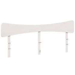 vidaXL Cabecero de cama madera maciza de pino blanco 200 cm