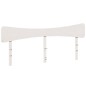 vidaXL Cabecero de cama madera maciza de pino blanco 200 cm vidaXL Cabecero de cama madera maciza de pino blanco 200 cm