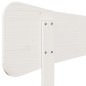 vidaXL Cabecero de cama madera maciza de pino blanco 200 cm vidaXL Cabecero de cama madera maciza de pino blanco 200 cm